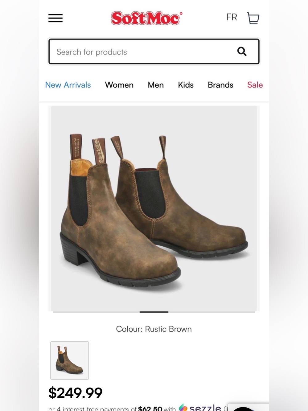 Blundstone 1677 - Women’s Series Block Heel Chelsea Boots Rustic Brown Leather - Picture 16 of 16